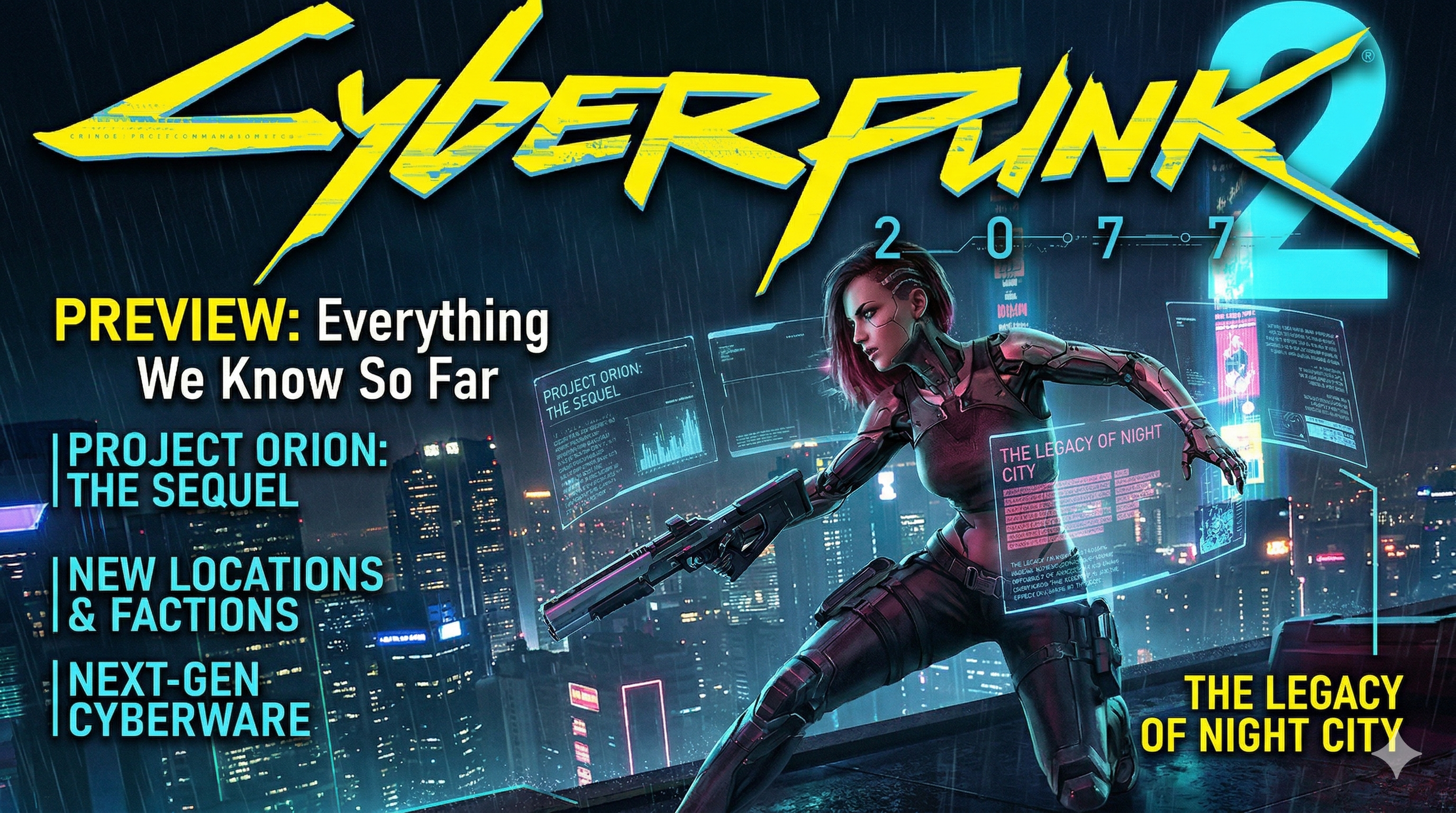 Cyberpunk 2078 Preview: Everything We Know So Far